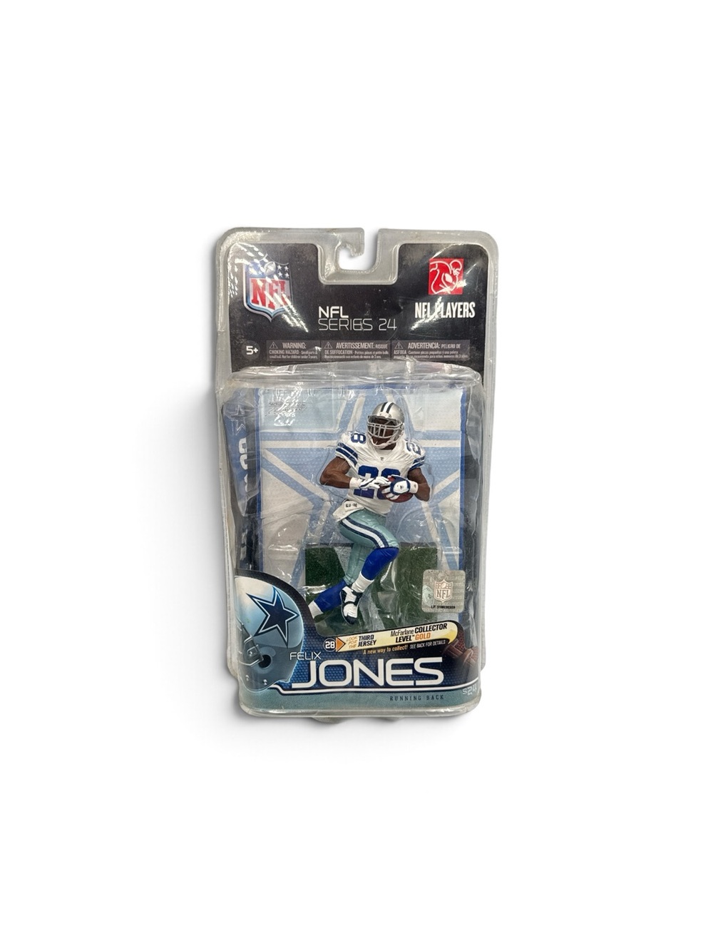 2010 McFarlane Toys NFL Series 24 Felix Jones Dallas Cowboys Figure New Sealed